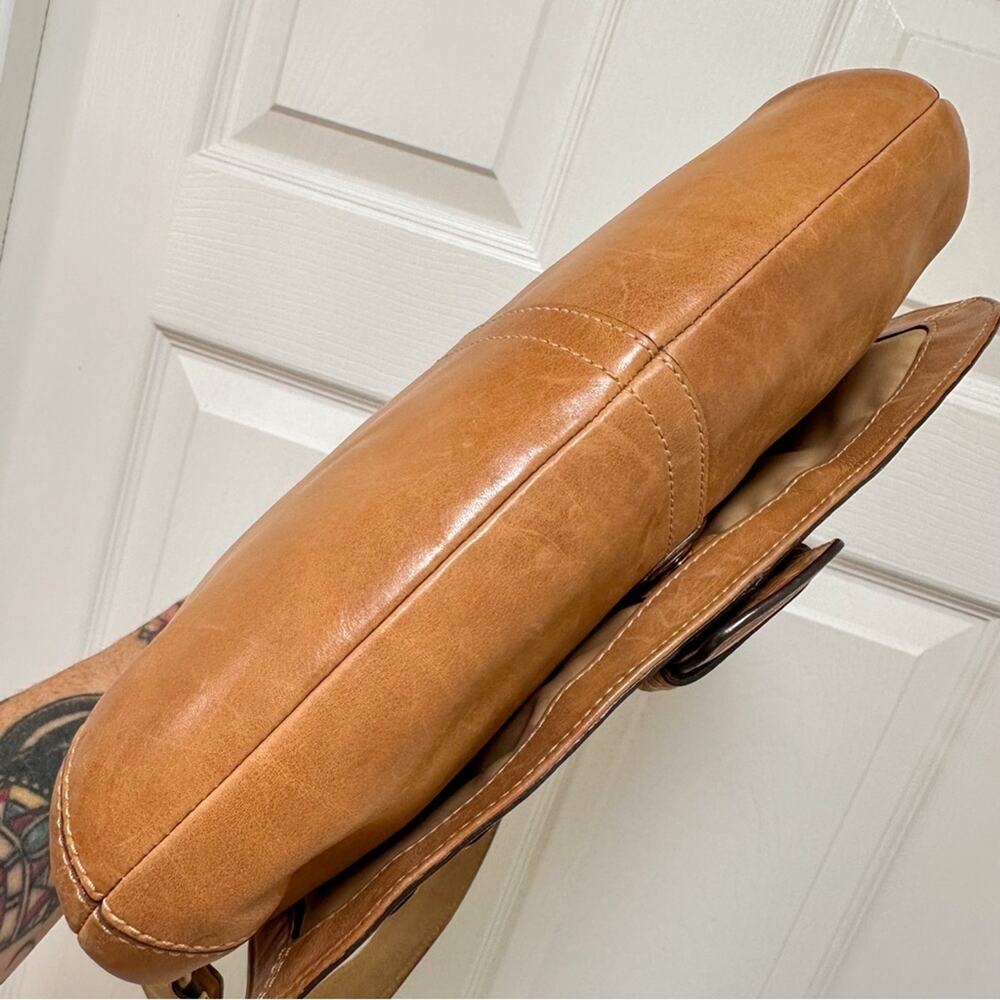 Coach Legacy Soho Buckle Flap Woven Leather Large Hobo Shoulder Bag Vintage Y2K - Picture 6 of 12